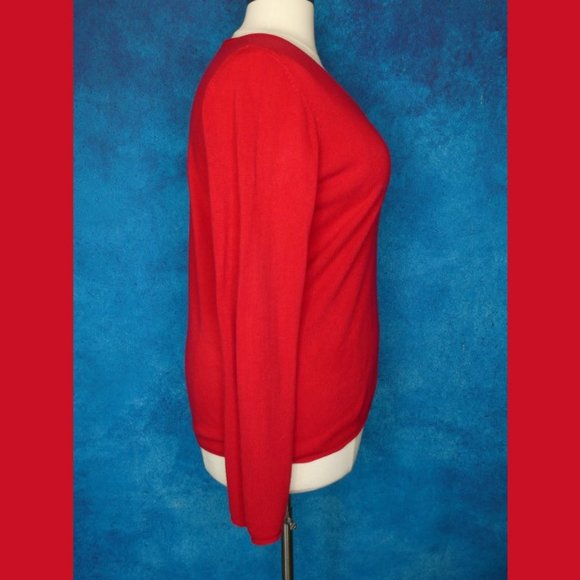 White Stag Red V Neck Sweater XXL - Picture 7 of 9